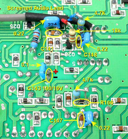 Modified PCB and Additional Components